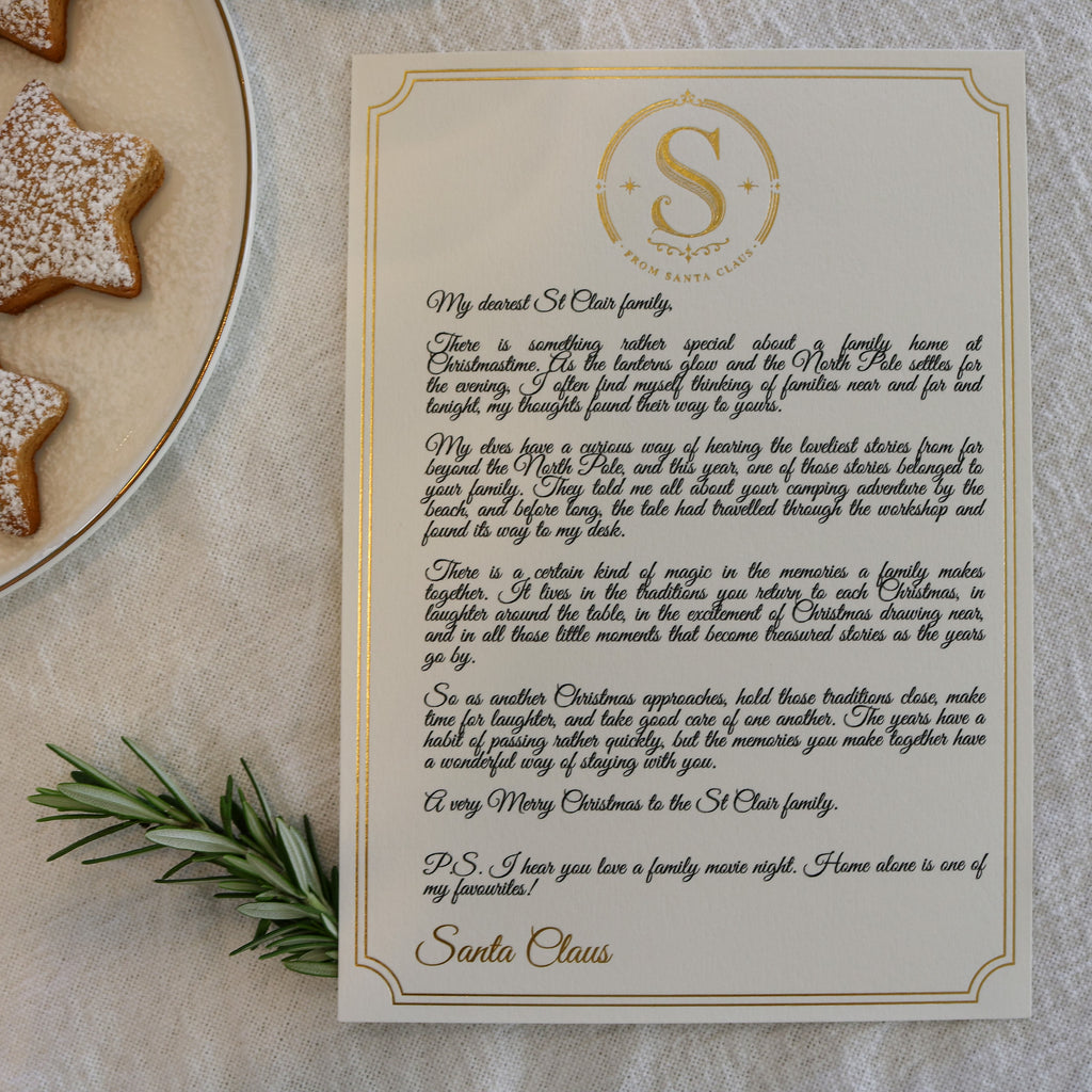 Personalised Santa Letter