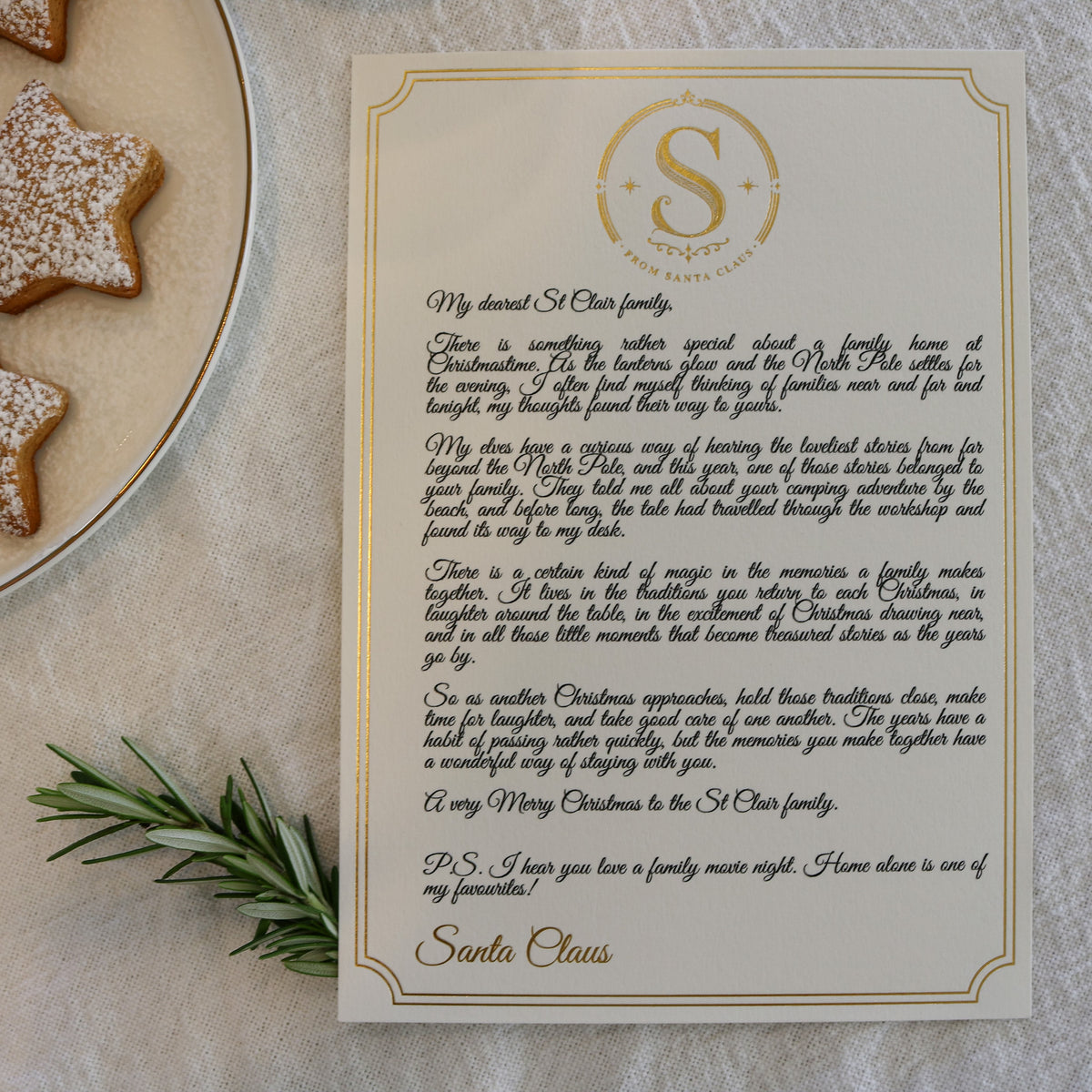 Personalised Santa Letter